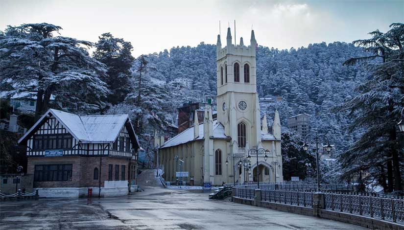 Christ Church Shimla by Taxiworld.in